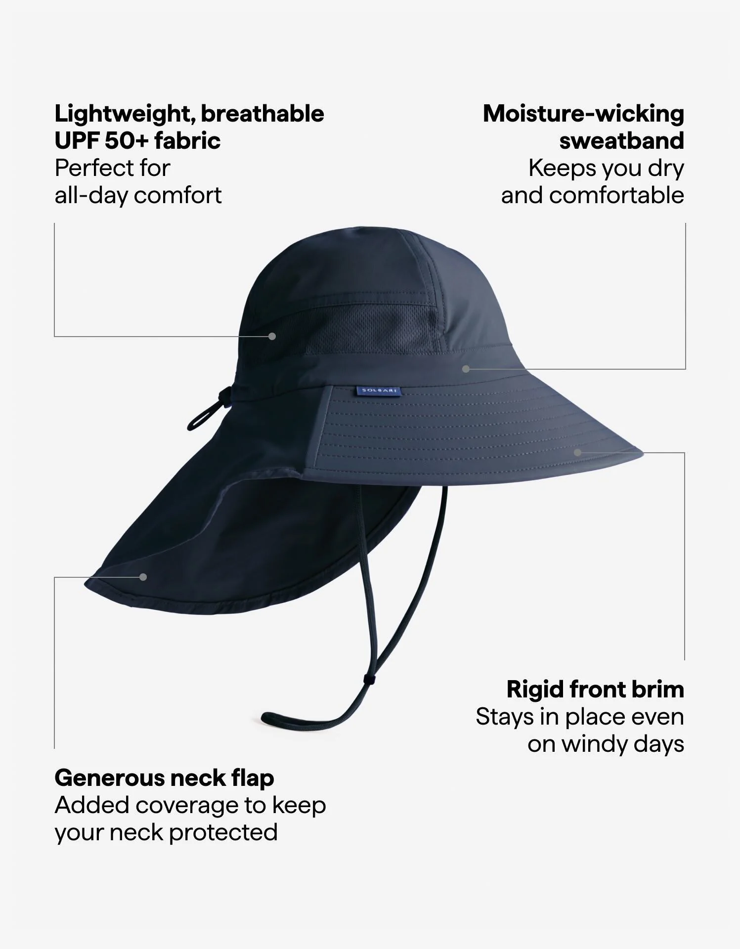 Trekker Sun Hat UPF 50+ - Image 13